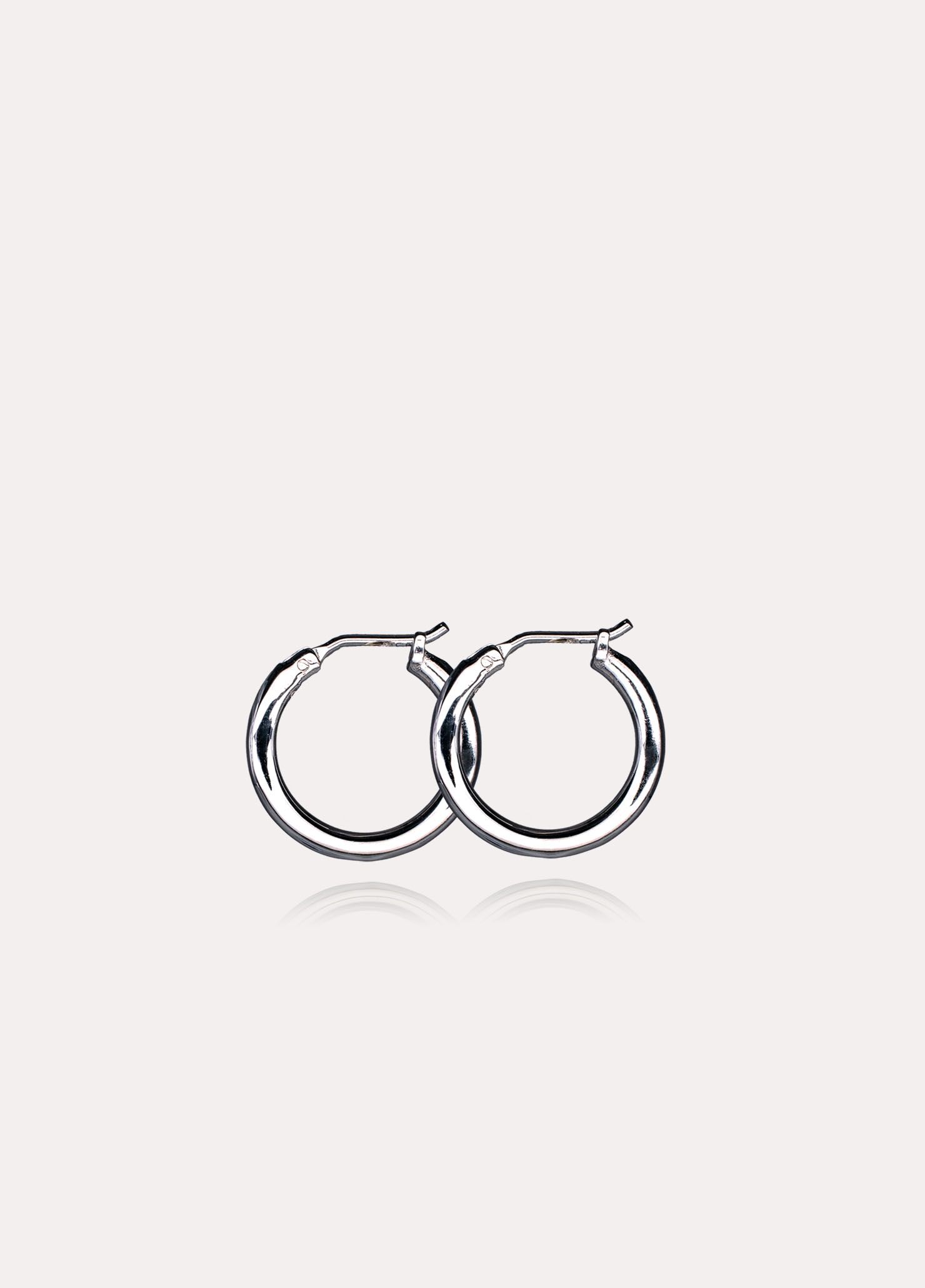 Mindy Silver Hoops